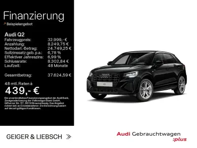 Gebraucht Audi Q2 S-Line 190 PS (139 kW) 2025 Mythosschwarz metallic SUV
