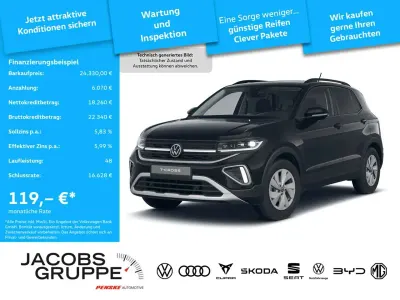 Gebraucht VW T-Cross Life 116 PS (85 kW) 2025 Schwarz SUV