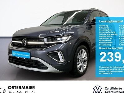 Gebraucht VW T-Cross Style 116 PS (85 kW) 2025 Grau SUV