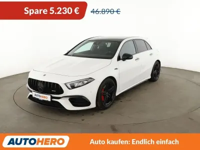 Używany Mercedes A45 AMG AMG 421 KM (309 kW) 2022 Biały Sedan/Limuzyna