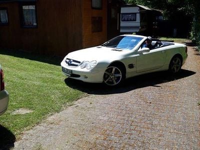 Gebraucht Mercedes SL500 306 PS (225 kW) 2003 Weiß Cabrio