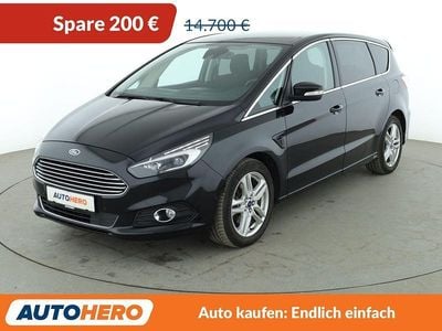 Second-hand Ford S-MAX Titanium 160 CP (117 kW) 2016 Negru Monovolum