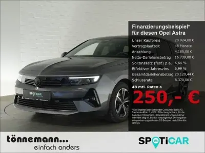 Gebraucht Opel Astra S 131 PS (96 kW) 2024 Vulkan grau Kleinwagen