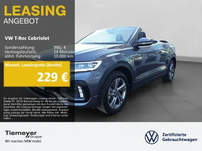 Gebraucht VW T-Roc Cabriolet R-line 150 PS (110 kW) 2025 Grau Cabrio