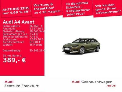 Usata Audi A4 Advanced Plus 204 CV (150 kW) 2023 Verde Station wagon