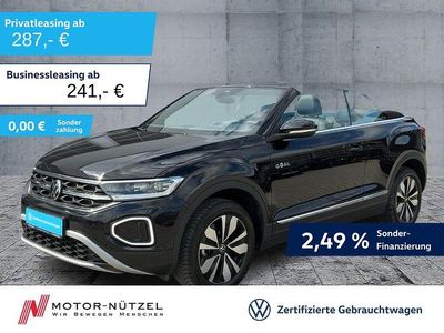 Gebraucht VW T-Roc Cabriolet Goal 116 PS (85 kW) 2025 Deep black perleffekt Cabrio