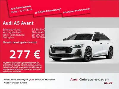 Gebraucht Audi A5 Ambiente 204 PS (150 kW) 2025 Gletscherweiß metallic Kombi