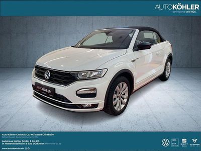 Gebraucht VW T-Roc Cabriolet R-line 150 PS (110 kW) 2020 Weiß Cabrio
