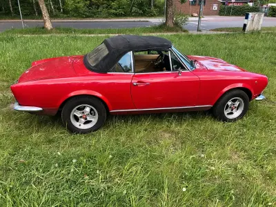 Gebraucht Fiat 124 100 PS (73 kW) 1972 Rot Cabrio