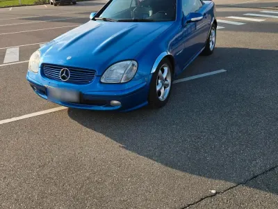 Gebraucht Mercedes SLK200 163 PS (119 kW) 2000 Blau Cabrio
