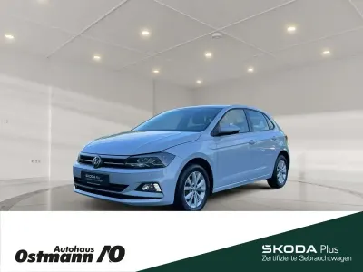 Gebraucht VW Polo Highline 95 PS (69 kW) 2019 Weiß Kleinwagen
