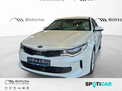 Gebraucht Kia Optima Hybrid Spirit 156 PS (114 kW) 2017 (swp) snow white pearl Limousine