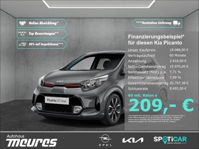 gebraucht Kia Picanto GT-Line AMT 1.2 Navi Tech PDC Klimaautom BT