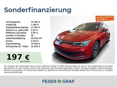 Gebraucht VW Golf VIII Active 131 PS (96 kW) 2022 Kings red metallic Limousine