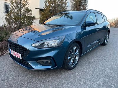 Gebraucht Ford Focus ST-Line 125 PS (91 kW) 2020 Blau Kombi