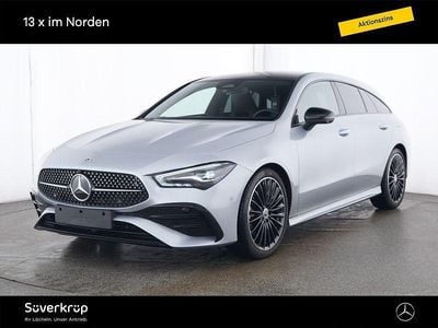 Gebraucht Mercedes CLA200 Shooting Brake AMG 163 PS (119 kW) 2024 Silberlack hightechsilber (metallic) Kombi