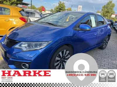 Gebraucht Honda Civic 99 PS (72 kW) 2013 Brilliant sporty blue met. (metallic) Limousine