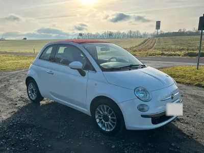 Używany Fiat 500C Lounge 69 KM (50 kW) 2010 Biały Kabriolet