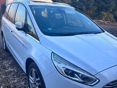 Gebraucht Ford Galaxy Titanium 209 PS (153 kW) 2018 Weiß Van / Kleinbus