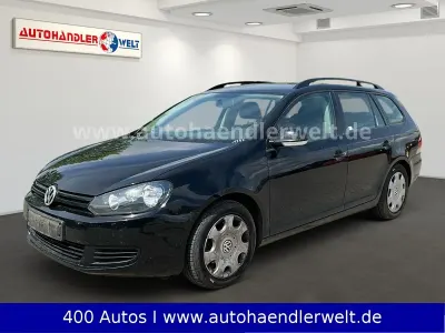 Gebraucht VW Golf VI 105 PS (77 kW) 2009 Schwarz Kleinwagen