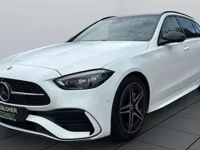 Gebraucht Mercedes C300 AMG line 265 PS (194 kW) 2023 Weiß Kombi
