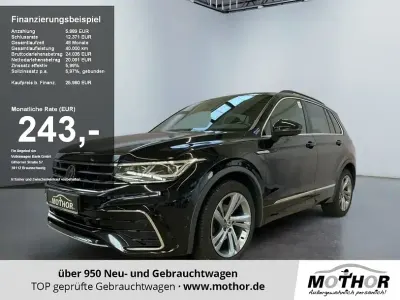 Gebraucht VW Tiguan R-line 150 PS (110 kW) 2023 Deep black perleffekt (metallic) SUV