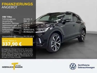 Gebraucht VW T-Roc R-line 150 PS (110 kW) 2025 Schwarz SUV