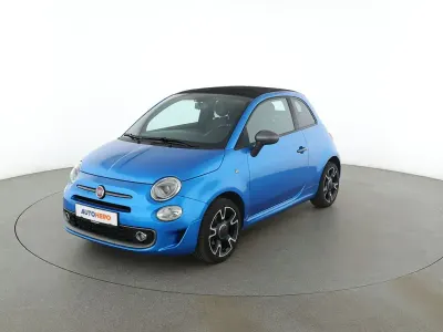 Brugt Fiat 500C S 69 HK (50 kW) 2019 Blå Cabriolet