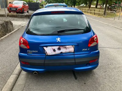 Gebraucht Peugeot 206 73 PS (53 kW) 2012 Blau Limousine