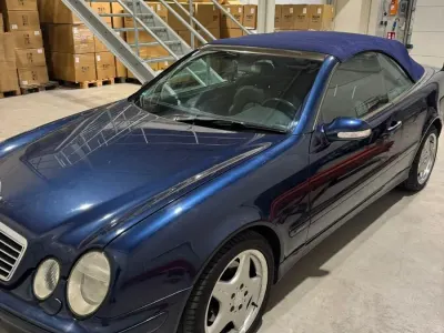Brugt Mercedes CLK320 218 HK (160 kW) 2000 Blå Cabriolet