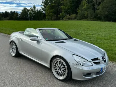 Gebraucht Mercedes SLK350 272 PS (200 kW) 2005 Silber Cabrio