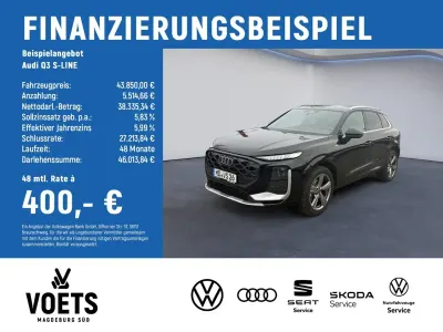 Gebraucht Audi Q3 S-Line 150 PS (110 kW) 2025 Schwarz SUV