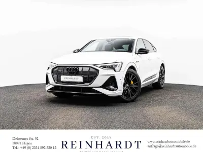 Brugt Audi e-tron Sportback Black Edition 300 kW (408 HK) 2022 Hvid SUV