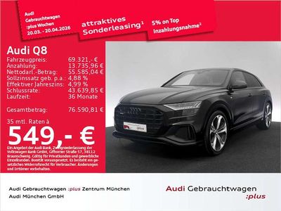 Gebraucht Audi Q8 Competition 286 PS (210 kW) 2023 Mythosschwarz metallic SUV