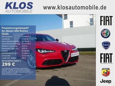 Begagnad Alfa Romeo Giulia Ti 280 HK (205 kW) 2023 Röd Sedan
