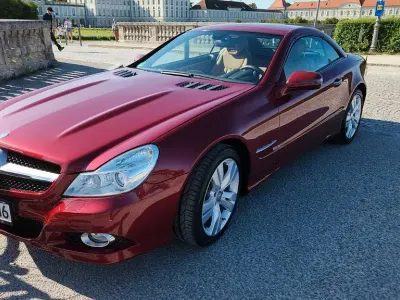 Brugt Mercedes SL350 315 HK (231 kW) 2009 Rød Cabriolet