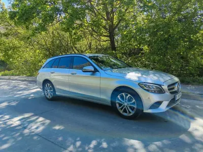 Brugt Mercedes C220 194 HK (142 kW) 2018 Sølv Sedan