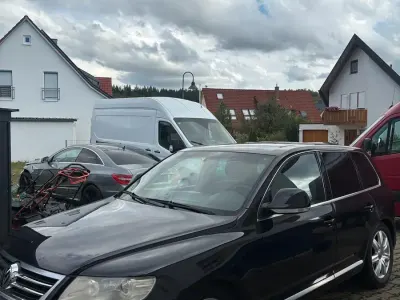 Gebraucht VW Touareg 239 PS (175 kW) 2008 Schwarz SUV