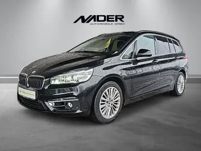 Gebraucht BMW 218 Gran Tourer Luxury Line 136 PS (100 kW) 2016 Schwarz Van / Kleinbus