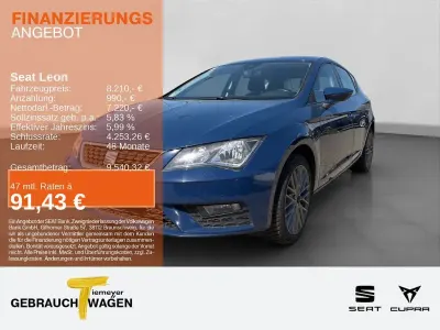 Gebraucht Seat Leon Style 110 PS (80 kW) 2017 Blau Limousine