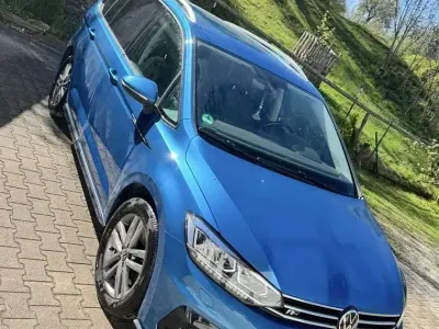 Brugt VW Touran R-line 150 HK (110 kW) 2021 Blå MPV