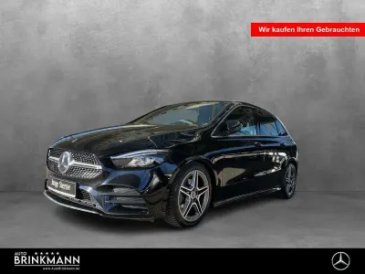 Gebraucht Mercedes B180 AMG line 136 PS (100 kW) 2020 Metalliclack kosmosschwarz Kleinwagen