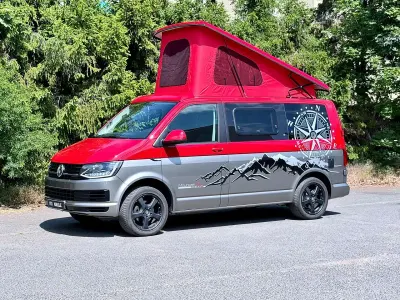 Gebraucht VW California California 150 PS (110 kW) 2018 Rotgrau Van