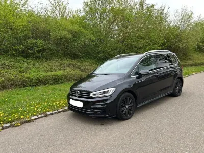 Brugt VW Touran R-line 179 HK (131 kW) 2017 Sort MPV