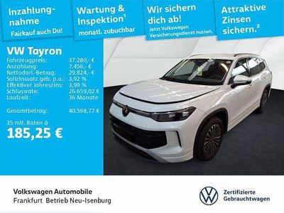Gebraucht VW Tayron Life 150 PS (110 kW) 2025 Oryxweiß perlmutteffekt (metallic) SUV