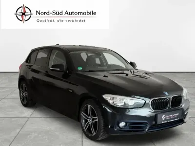 Używany BMW 118 Sport Line 150 KM (110 kW) 2017 Czarny Hatchback