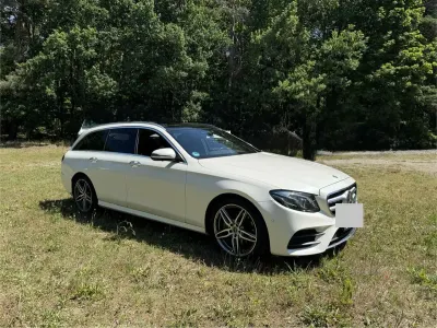 Gebraucht Mercedes E220 AMG line 194 PS (142 kW) 2017 Weiß Kombi