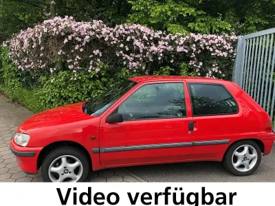 Gebraucht Peugeot 106 45 PS (33 kW) 1998 Rot Kleinwagen