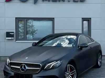 Brugt Mercedes E220 AMG line 194 HK (142 kW) 2017 Grå Coupe