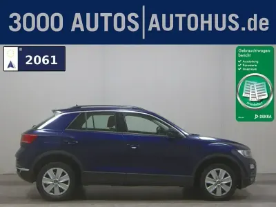 Second-hand VW T-Roc Style 150 CP (110 kW) 2020 Albastru SUV